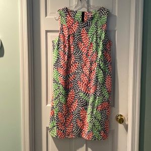 Lilly Pulitzer sleeveless dress.  Multi color.  Size 16. Excellent condition.